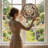 Moth Moon Stained Glass Window Panel，7.8H-1789532909