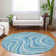 Premium Machine Washable Prisco Blue Rug