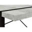 Bureau d'ordinateur, bureau personnel, ordinateur portable, L 48 po, travail, stratifié gris, métal noir, contemporain, moderne-1877045075
