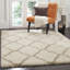 Tapis performance géométrique à poil long Darrol Hudson-272983009