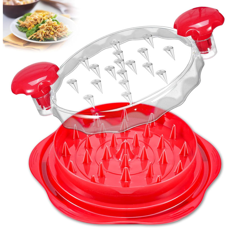 Manual Chicken Shredder Tool Red