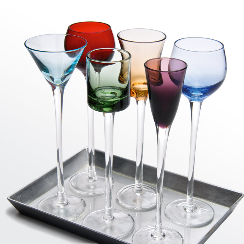 7 Piece Long Stem Liqueur Set