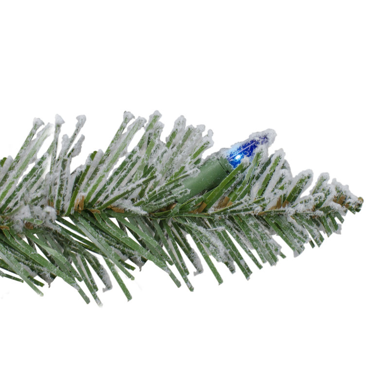 Guirlande de Noël artificielle 9 pi x 10 po, Multicolore