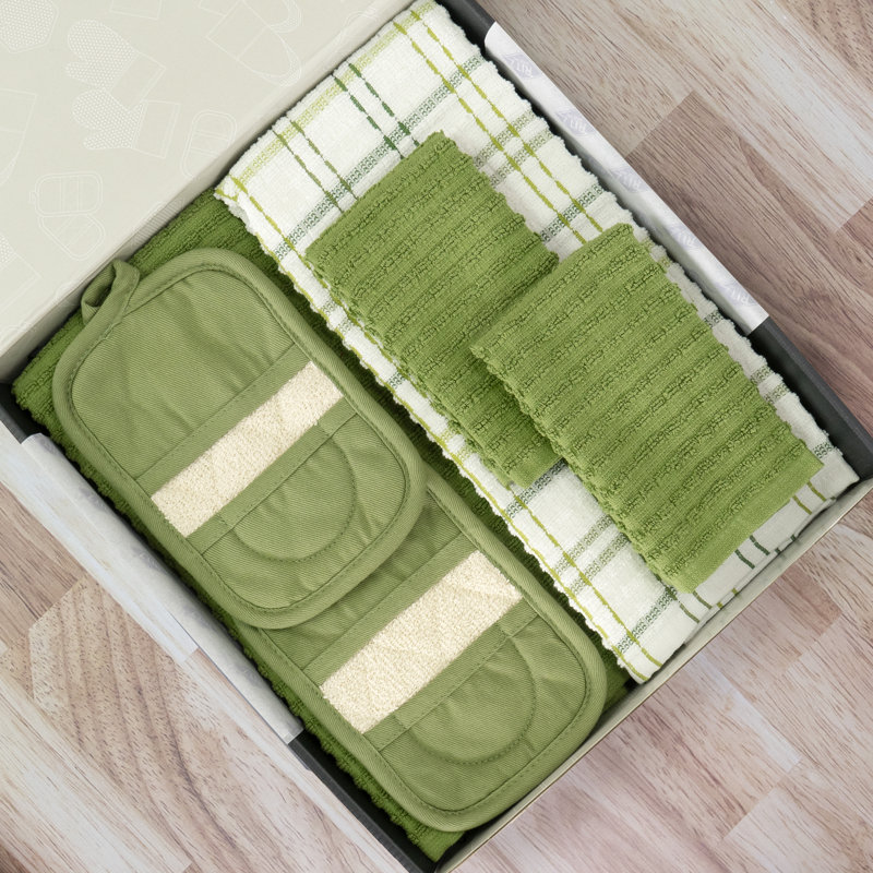 Royale Jewel Collection, Kitchen Linens Gift Set, Cactus