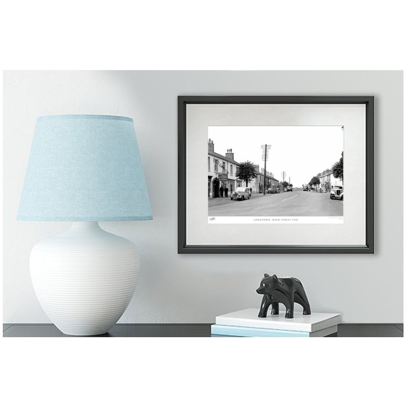 Longtown, High Street 1950 - Single Picture Frame Print, 45cm H x 60cm W x 2.3cm D
