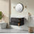 30" Wall Mounted & Floating Single Vanity With Ceramic Sink-1381582101