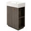 Meuble-lavabo 21,6 po avec lavabo en céramique