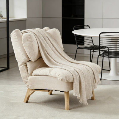 Lightweight And  Soft Decorative Blanket With Fringe Edges, Herringbone Pattern, All-Season Cozy Comfort For Bed, Sofa, And Outdoor Use
