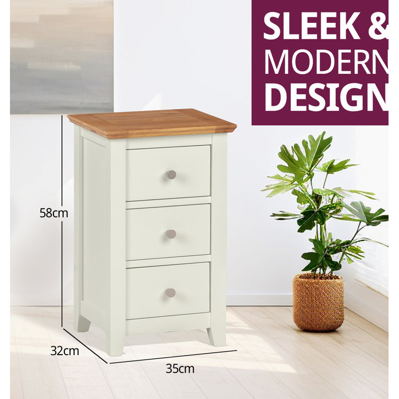Eleanor 35cm W Bedside Table