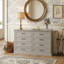 Commode moderne à 8 tiroirs Franshéska, l 54,6 po