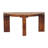 Solid Wood Amber Oak Half Moon Coffee Table