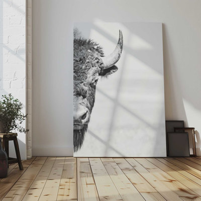 Wild Stare Stretched Canvas Print