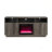 Ambrose 70" Fireplace TV Stand in Gray Walnut – Electric Heater Console with Adjustable Flame & LED Colors, 3 Open Shelves, 2 Cabinets, Media Storage-30039750
