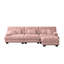 Canapé modulaire modulaire avec repose-pieds convertible