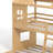 House Bunk Bed With Ladders, Slides, Storage Shelves, And Wardrobe, Playhouse Design For Kids-1632917667
