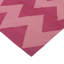Pink Chevron Dhurrie Cotton Rug - 10' x 14'12