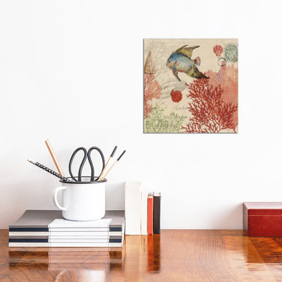 Under The Sea I by PI Studio - Wrapped Canvas Print