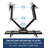 Support de coin noir pouvant supporter jusqu'à 66 lb