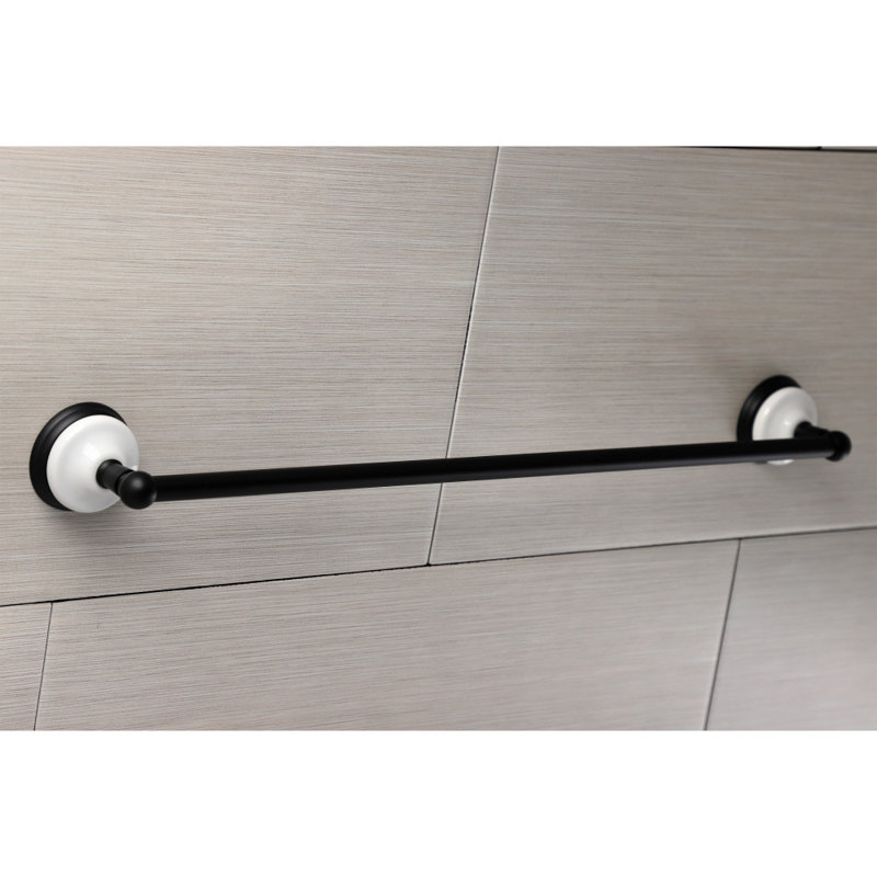 Kingston Brass Victorian 24-Inch Towel Bar, Matte Black