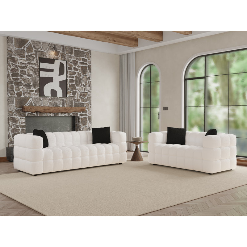 Monica 2 - Piece Living Room Set, Gray