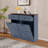 Double Tilt Out Trash Cabinet Trash Can-119697122