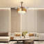 Gold Crystal Ceiling Fan With Lights, 3 Colour Dimmable, Remote Control, Quiet Flush Mount For Bedroom-35026026