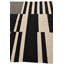 Tapis noir et blanc 5x8 Pegues