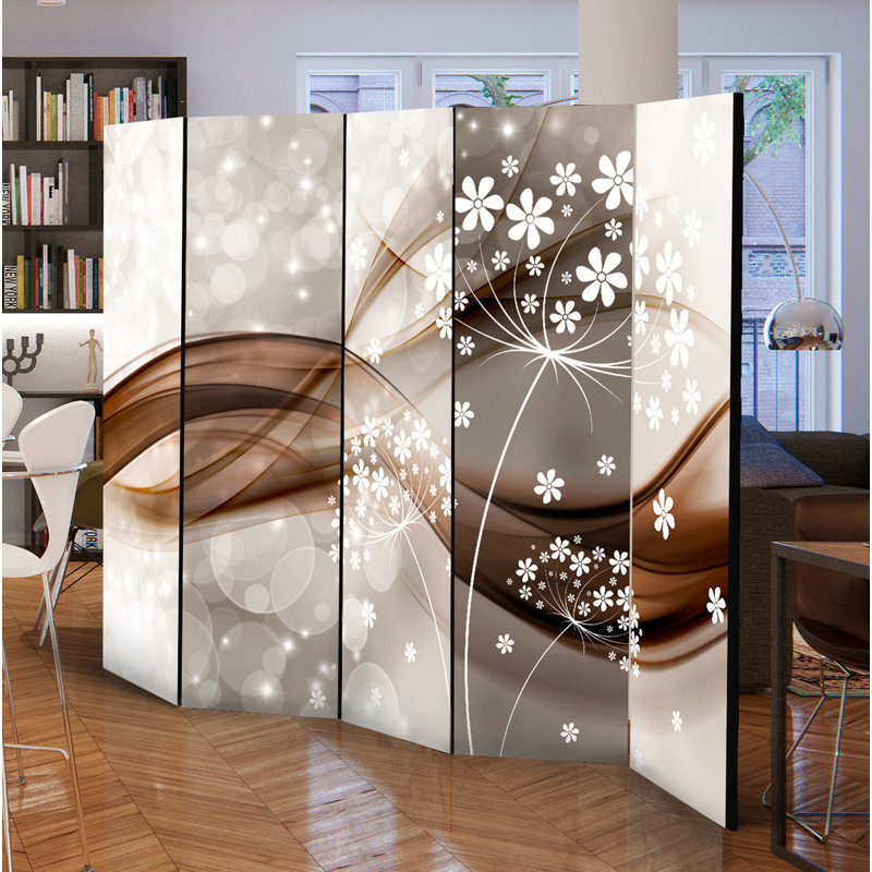 68'' H Solid Wood Folding Room Divider, 5