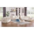 Round Ottoman Set With Storage, 2 In 1 Combination, Round Coffee Table, Square Foot Rest Footstool For Living Room Bedroom Entryway Office-730602743