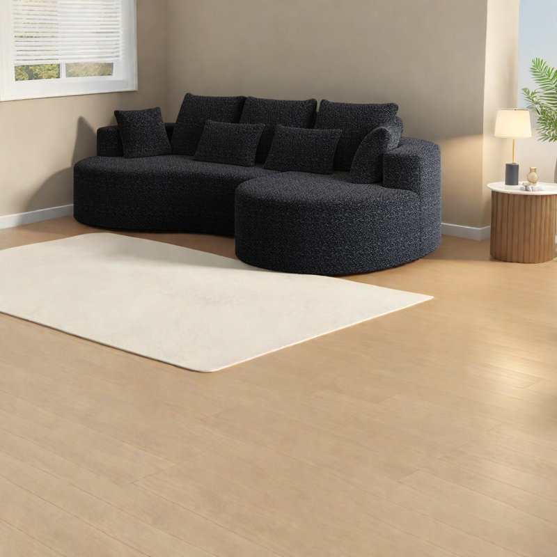 Canapé modulaire courbé 4 places pour la maison