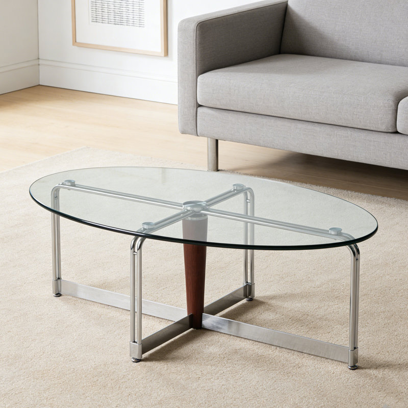 Table basse elliptique moderne 39,37 po Modern