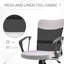 Chaise de bureau ergonomique à dossier moyen avec accoudoirs Inbox Zero