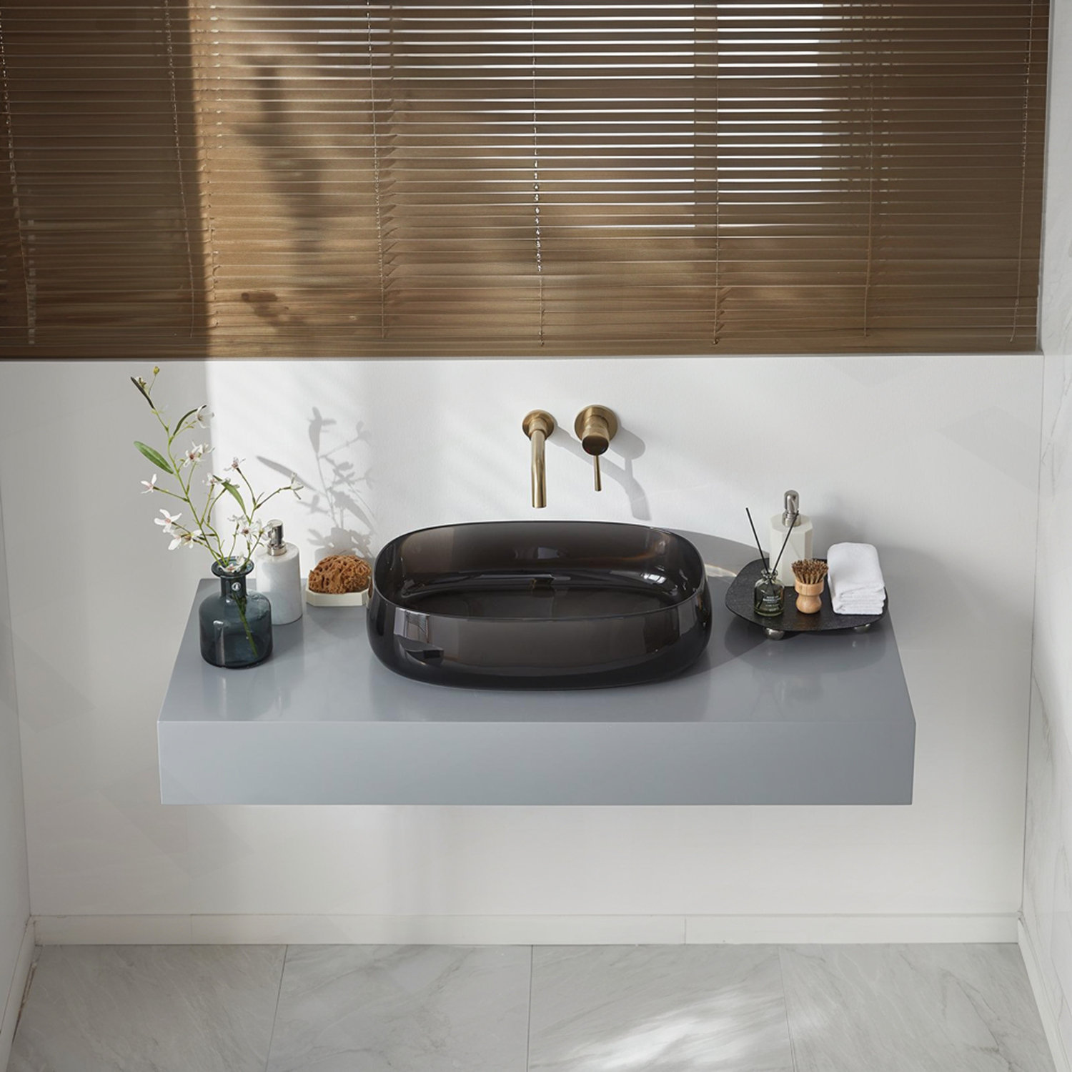Wrought Studio™ Modern Translucent Bathroom Sink with Exceptional ...