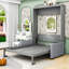 Grand lit escamotable polyvalent avec canapé Renie-111417108