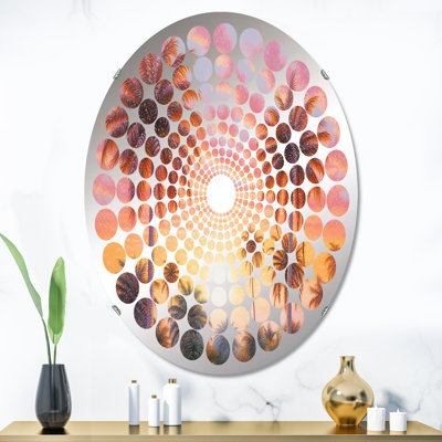 Miroir mural oval