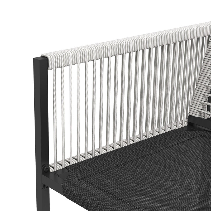 Steel Patio Dining Set Table,