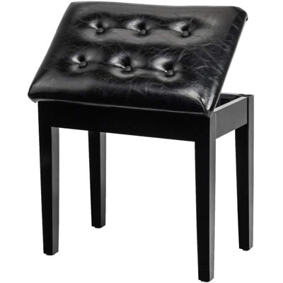 Criss Faux Leather Upholstered Storage Bench