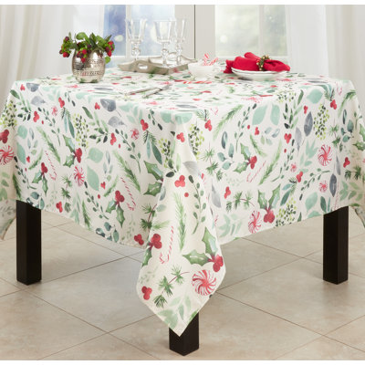 Sara B Christmas Tablecloth