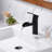 Single Hole Bathroom Faucet with Drain Assembly-86634269