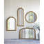 Miroir mural 23,5 x 1,5 x 37,3 po avec cadre doré orné