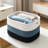 Woven Storage Baskets 4-Pack, Cotton Rope Organizer Bins For Shelves, Closet, Toys, Books & Towels, Durable Home Storage For Living Room & Bedroom-1000160013-1000160012