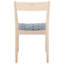 Chaise d'appoint en bois massif Cosme-453435655