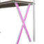 Lit mezzanine en métal avec poste de travail, tablette de rangement, garde-robe et DEL - Créez une chambre à coucher, un rangement et un poste de travail efficaces-2129828349