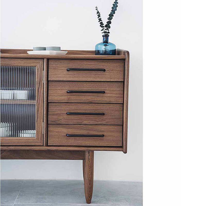 Solid wood tea sideboard storage cabinet