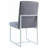 Grey Cube Base Dining Chair