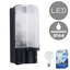 Lightsey Black 28cm H Outdoor Bulkhead Light with Dusk to Dawn-302339162