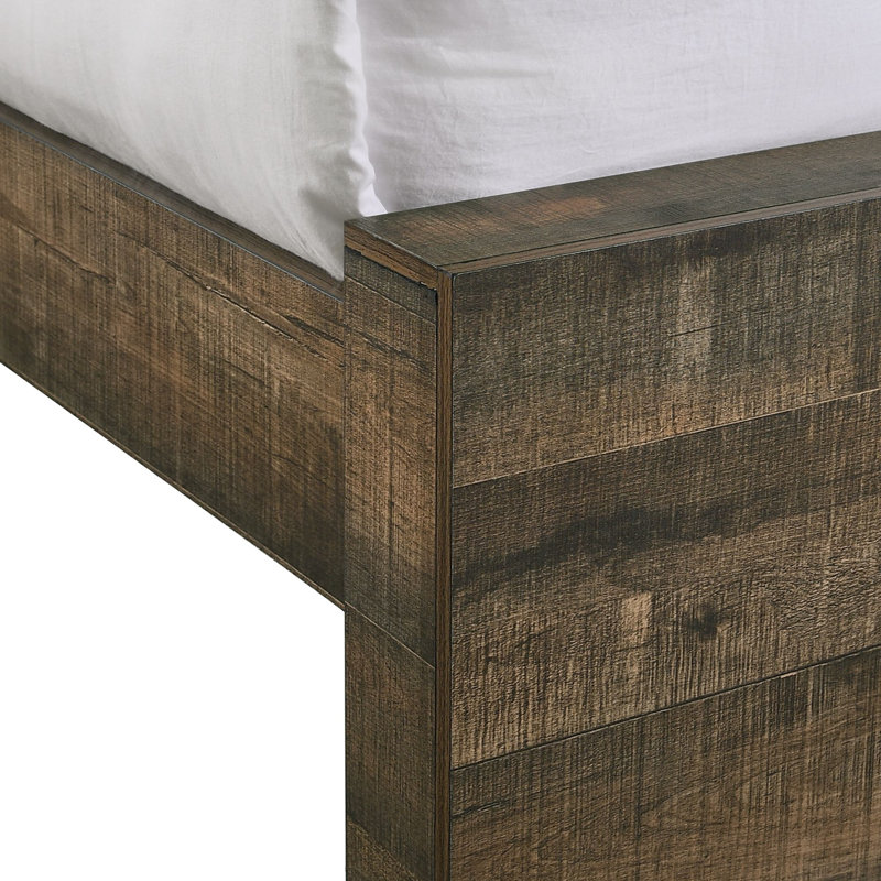 Burwell King Bookcase 3PC Bedroom Set, King, 3 Pcs: Bed, 2 Nightstands
