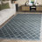 Shealin Machine Washable Performance Geometric Rug-884280057