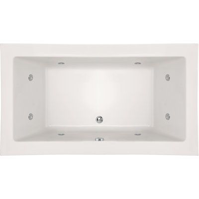 Kayla 74'' x 42'' Acrylic Bathtub