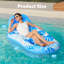 Chaise de piscine gonflable avec repose-pieds-97744161